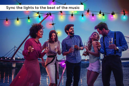 Kogan SmarterHome™ RGBICW Festoon Lights (15m) - KASMFSTN15A