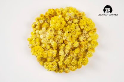 Immortelle (Helichrysum Pallasii) 1 OZ (30g) Loose Herbal Tea | Wild-Harvested from the Mountains of Armenia | Natural Detox, Anti-Aging, and Wellness Support | Relaxation & Vitality