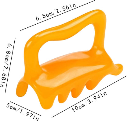 Furtryvl Fascia Massage Tool - Resin Cellulite Reducer - 8-Point Manual Massage Release Tool for Family Friends Colleagues Back Shoulders Head Thighs