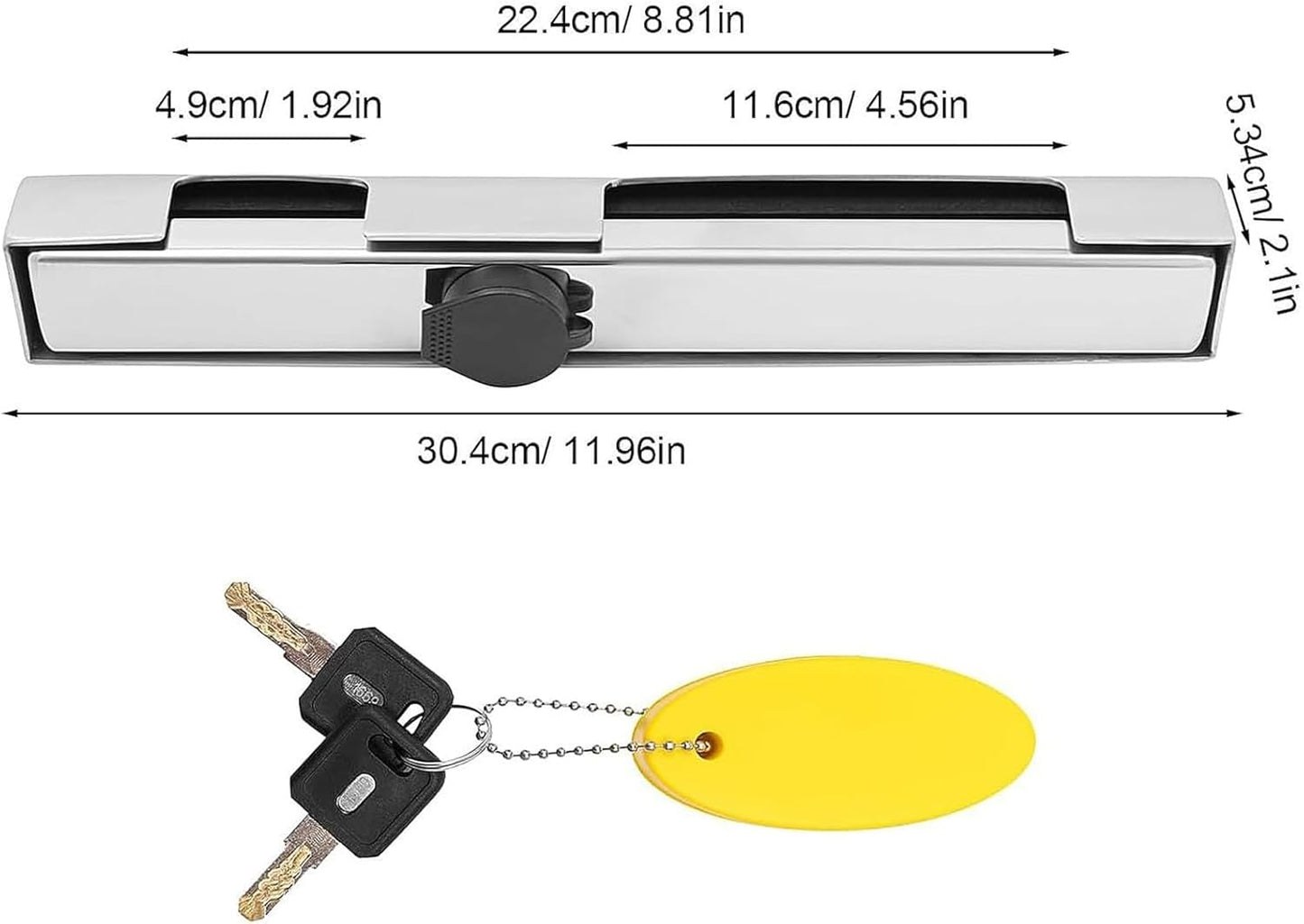 Outboard Motor Lock, Adjustable Boat Motor Protection, 11.96in Stainless Steel Engine Tools, Marine Security Device for Beginners, Professionals, Outdoor Safety Accessories
