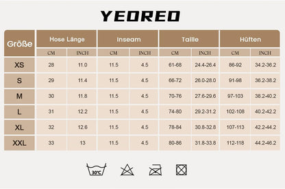 YEOREO Women's Sports Shorts Invisible Scrunch Butt Lifting Gym Workout Shorts 4.5 Inch Seamless Short Leggings Women's Push Up Booty Biker Shorts