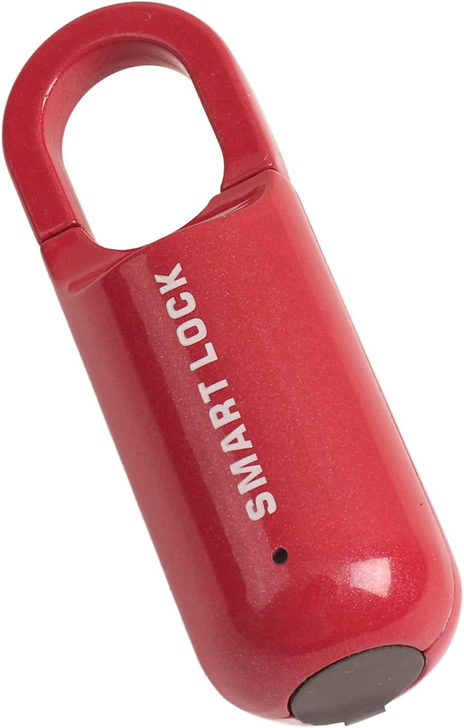 Blocco delle Impronte Digitali Antitheft Security USB Posta di Tiro Ricaricabile per la Custodia per Bagagli (BLACK) (rosso)