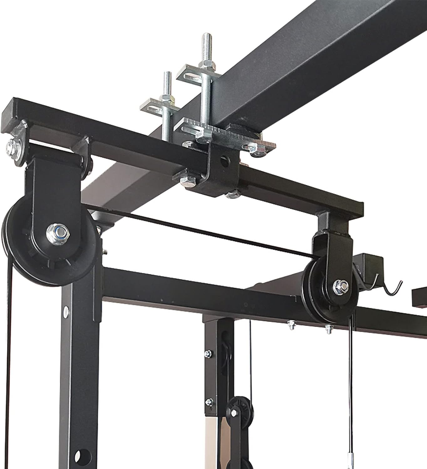Upgraded Cable Pulley System, LAT Pull Down Machine for Home Gym Equipment, Weight Pulley System for Cable Machine, LAT Pulley System for Strength Training Power Cages, Power Racks