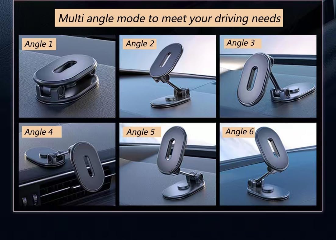 LDJYEONS Car Phone Holder, Magnetic Phone Holder for Car, Universal Car Cradle, Suitable for iPhone Android and Smartphone