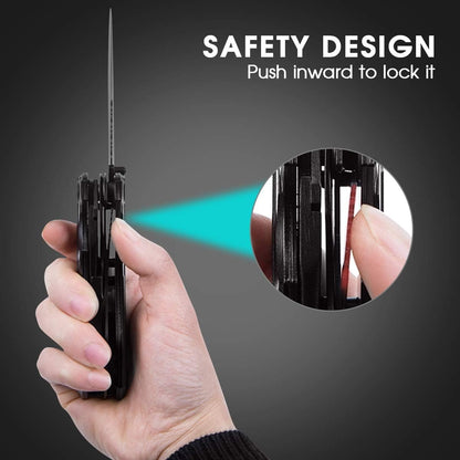 Folding Hunting Knife Multitool Pliers, Pocket Knife Gifts For Dad Men, Tactical Knife with Saw Knife Bottle Opener Screwdriver Perfect for Camping Outdoor Survival Hiking Household DIY, Tools For Men