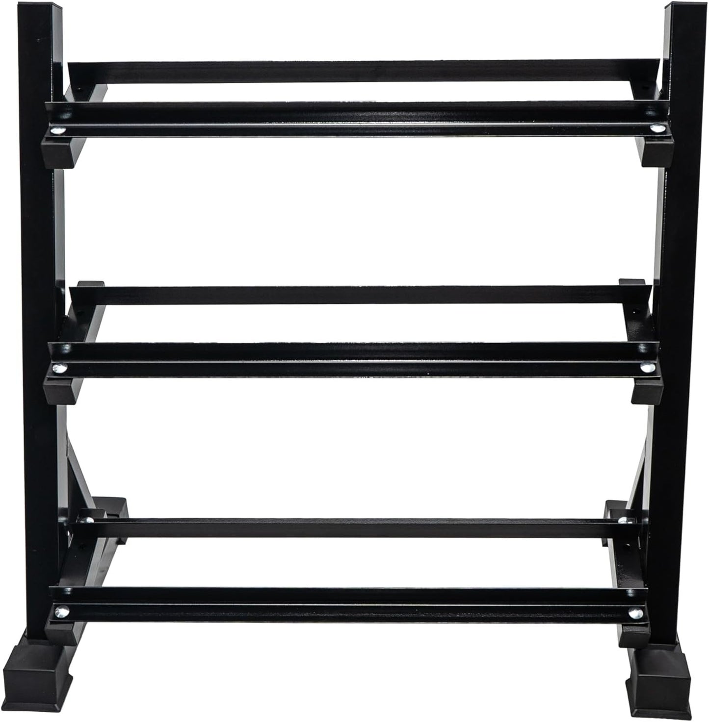 CITY 1 Premium 3-Tier Dumbbell Rack, Weight Rack Stand for Dumbbells Heavy-Duty Home Gym Accessories, Multilevel Weight Storage Organizer for Home Gym, Home Gym Organizer