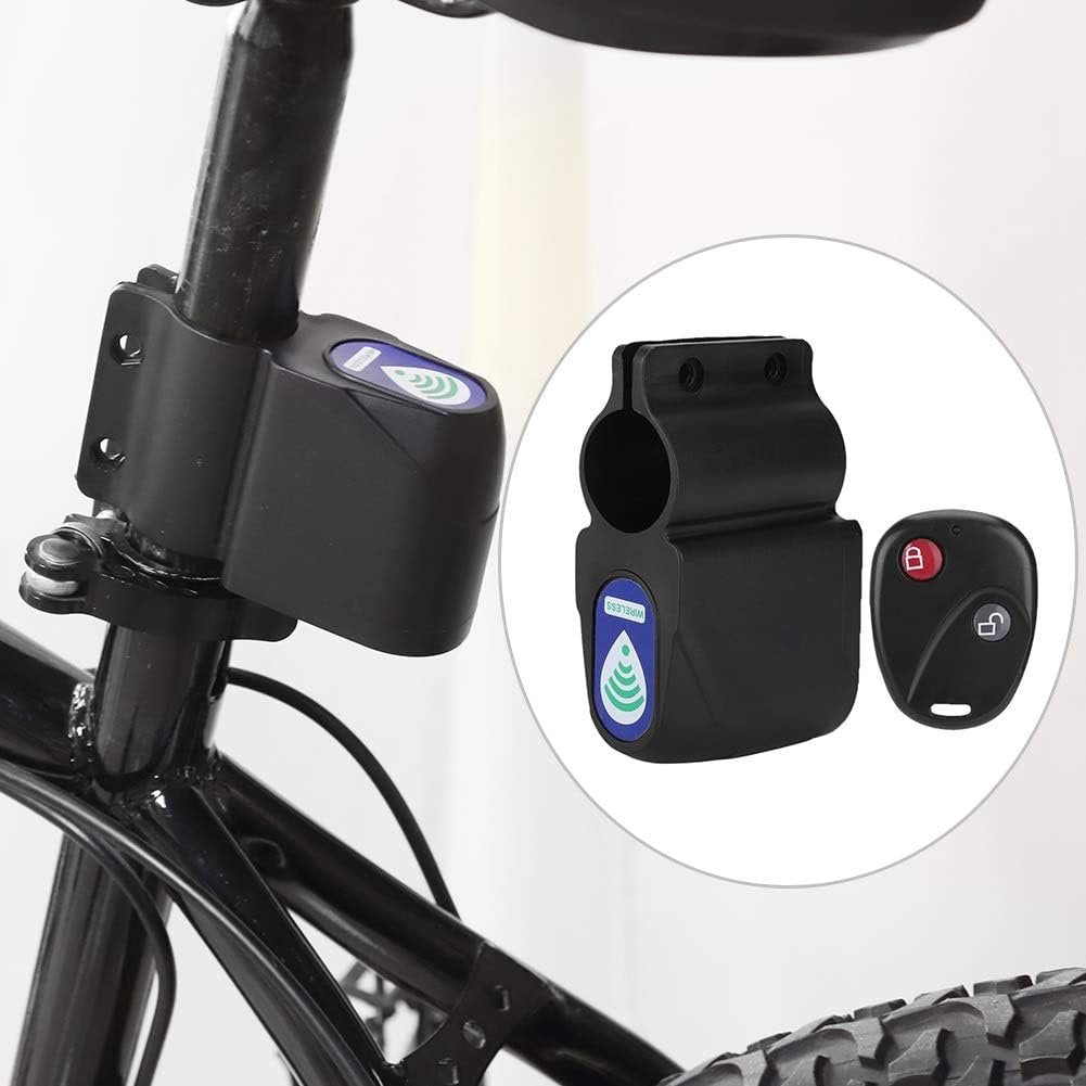 Anti-Theft Bike Lock 120dB Alarm Security Lock 0.1kg Ultralight Wireless Remote Control Alarm