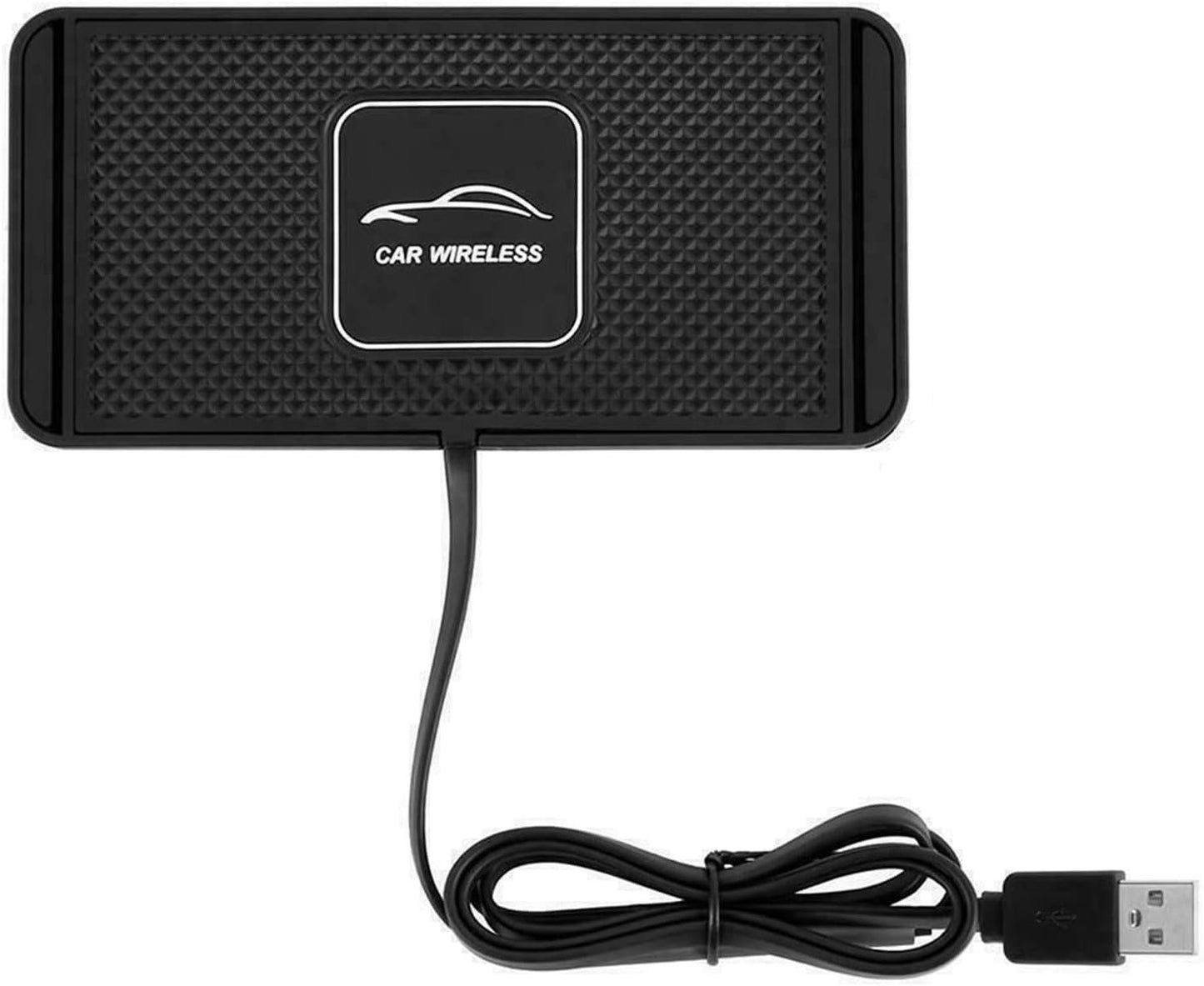 Car Wireless Charger Pad, Non-Slip Car Phone Charger, QI Wireless Fast Charging Charger Mat, Portable Wireless Charging Pad