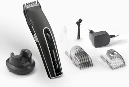 Rowenta TN1410 Nomad Hair Clipper Mesh and Cordless Use, Approx. / Battery, Black