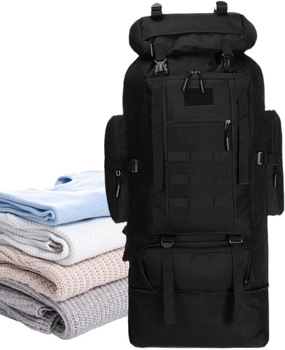 Large Capacity Travel Backpack, Waterproof Trekking Bag, Camping Backpack, Climbing Backpack, Cycling Backpack, Hiking Backpack, Backpacking Gear, Outdoor Adventure Bag, Rugged Travel Backpack