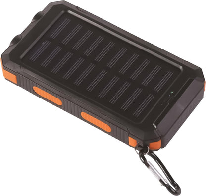 Solar Portable Charger | Multifunctional Charger | 20000mAh Wireless Fast Charging Device with Flashlight for Outdoor Camping
