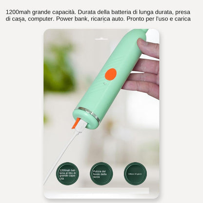 Electric Bottle Cleaner Brush, Waterproof Rechargeable Cleaning Brushes for Baby Bottles, Pump Parts, Teapots, Electric Cup Cleaners Tool, Efficient MultiSurface Scrubber