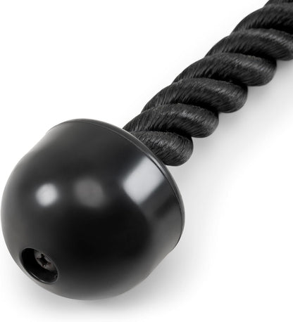Marcy TCR-24 Apex Tricep Rope, Black, 28L x 2.5W x 2.5H in.