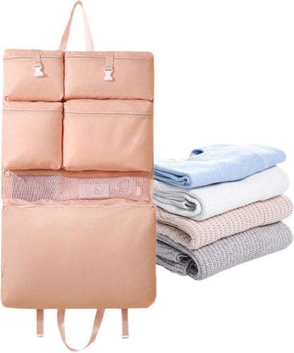 Ungtyb Travel Clothing Storage Bag, Luggage Organiser Bags, Lightweight Travel Bag, Wall Mount Organiser with Lightweight and Portable Design for Lightweight Packing and Home Organization