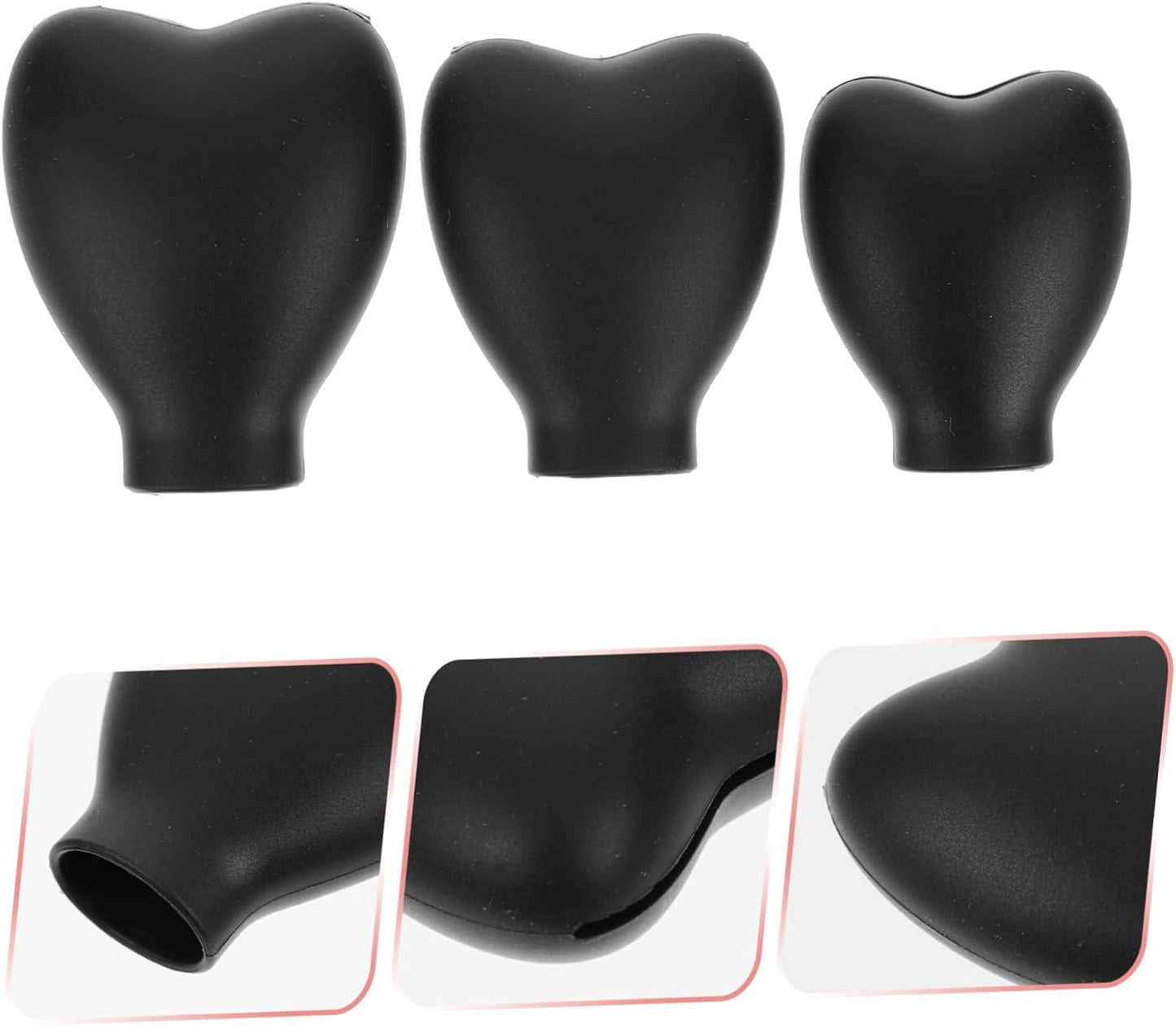SHERCHPRY 3Pezzi Coperture Protettive per Silicone Accessori per Makeup per Conservazione e Asciugatura Dei