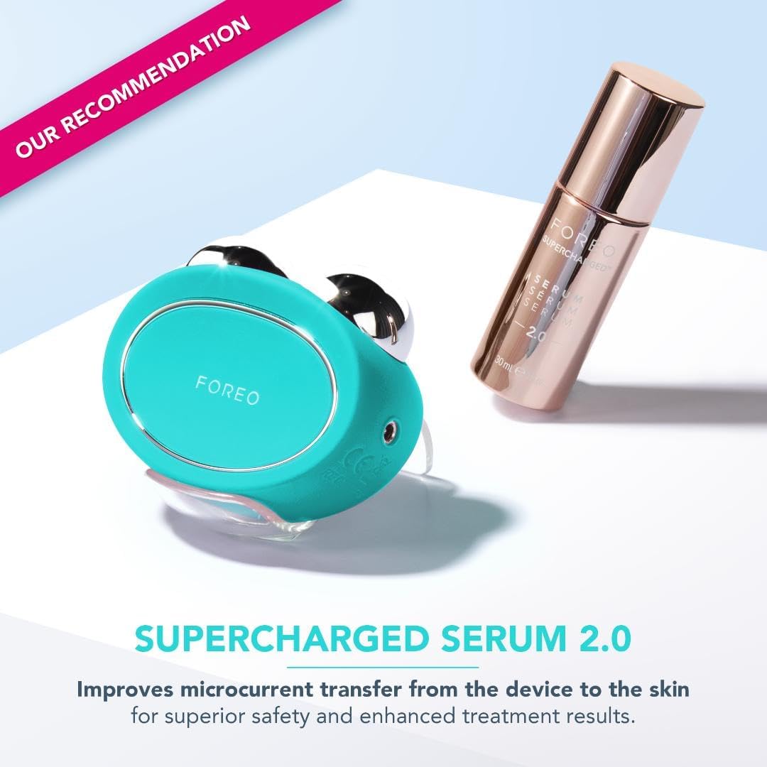 FOREO Bear Smart Microcurrent Face Lifting Device - Face & Jawline Trainer - Non-Invasive Facelift - Anti-Ageing - Safe & Painless - Mint
