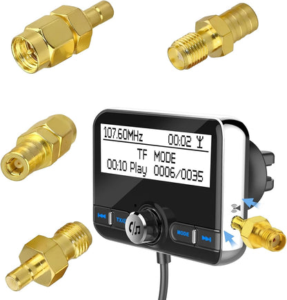 SMB to SMA Antenna Adapter Kit, SMA to SMB Connectors, RF Adapters SMA to SMB Connector for Car Radio Dab Antenna, FPV Drone / Extension Cable, Antenna Pigtail Cable