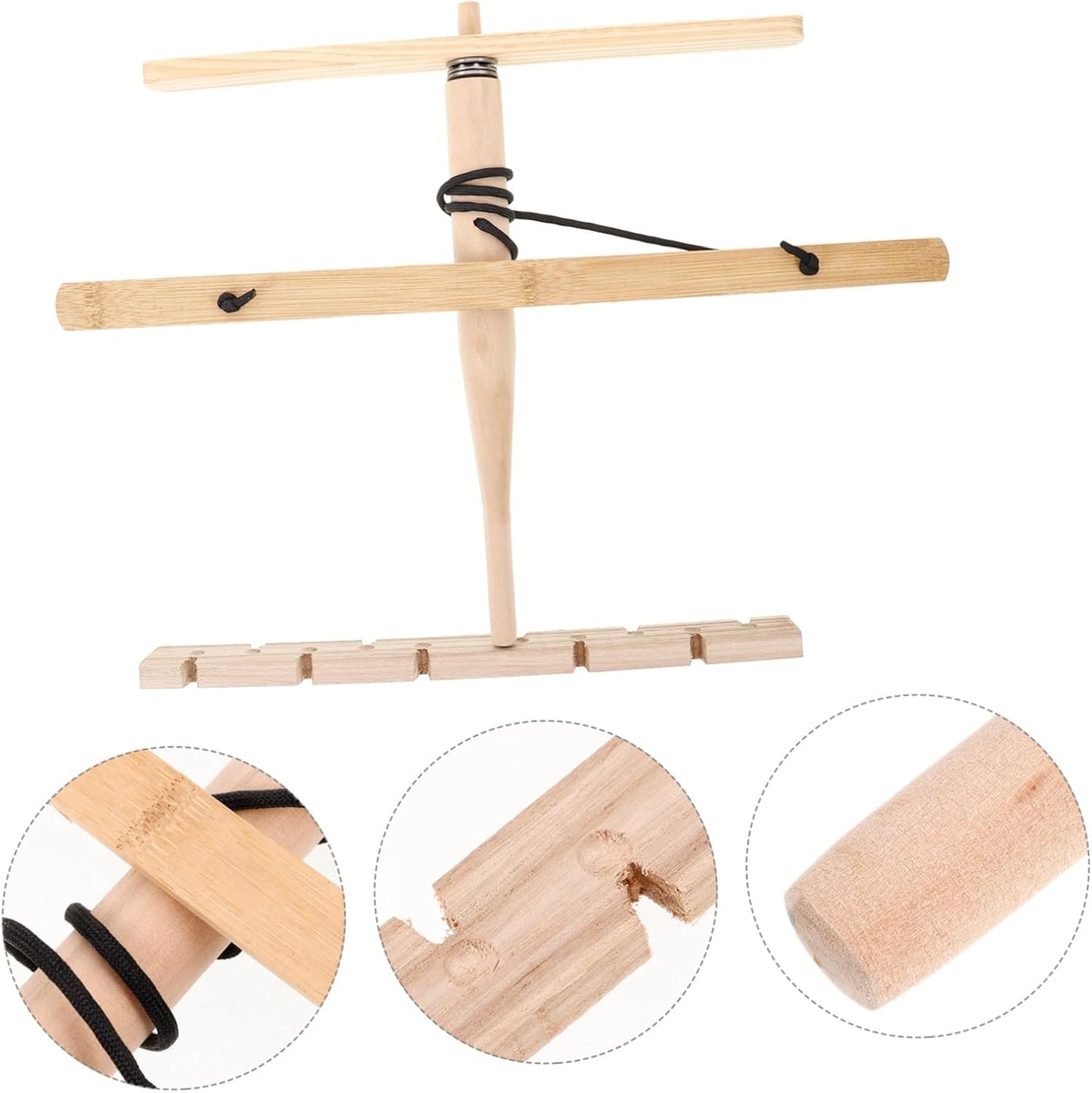 Toddmomy 1 Set Outdoor Survival Tool Wooden Fire Drill Kit for Camping Hiking Learning Skills Portable Lightweight for