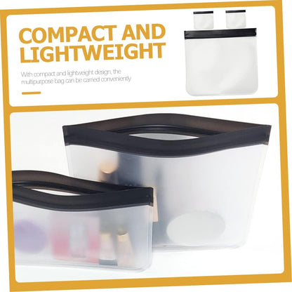 NULYLU Travel Makeup Bag 3pcs Portable Storage Pouches for Toiletries Cosmetics Accessories Waterproof Compact Durable Perfect for Travel Outdoor