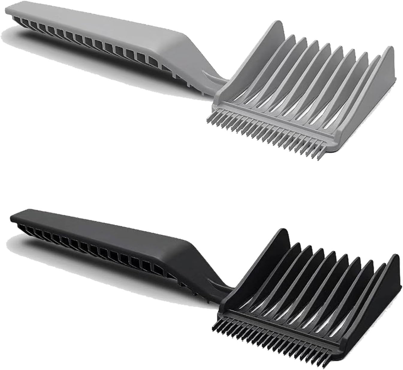 blend friend fade,comb Hair Comb Set, Styling Combs with Wide and Narrow Teeth, 2-Pack Gray+Black Fade Combs for Smooth Hair Transitions and Styling