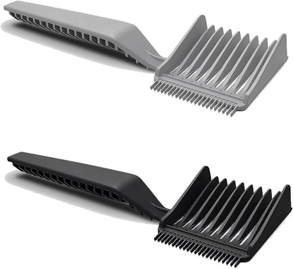 blend friend fade,comb Hair Comb Set, Styling Combs with Wide and Narrow Teeth, 2-Pack Gray+Black Fade Combs for Smooth Hair Transitions and Styling