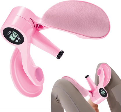 Pelvic Floor Trainer, Adjustable Thigh Exerciser, 12.99x12.99x4.33 Inches Digital Counter Fitness Device, Muscle Strengthening Gear, Womens Home, Workout for Rehab, Yoga, Balance
