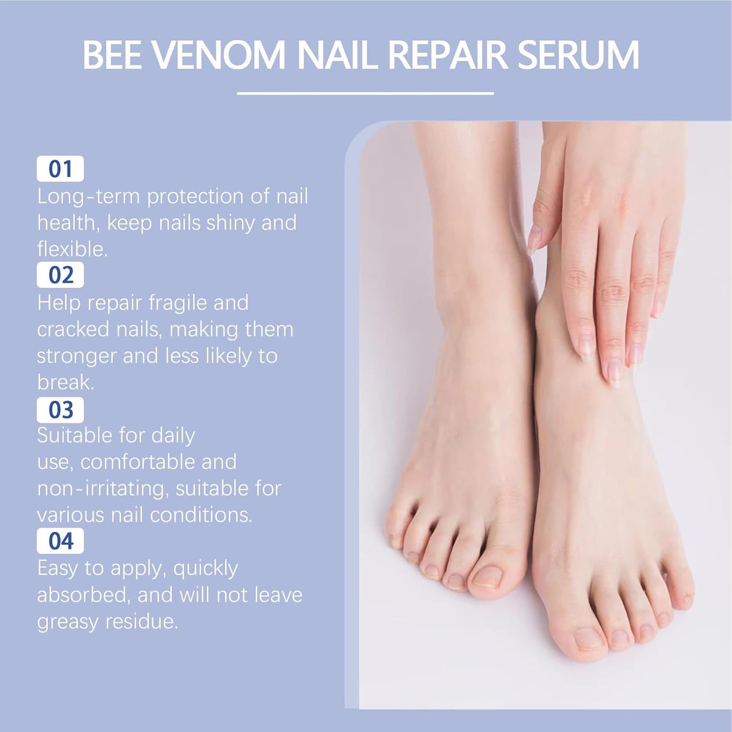 Nail Strengthener and Growth, 4.21 x 1.1 Inch Quick Absorption Nourishing Hard Nails Strengthener 30ml, Professional Care Supplies for Home Travel School Company