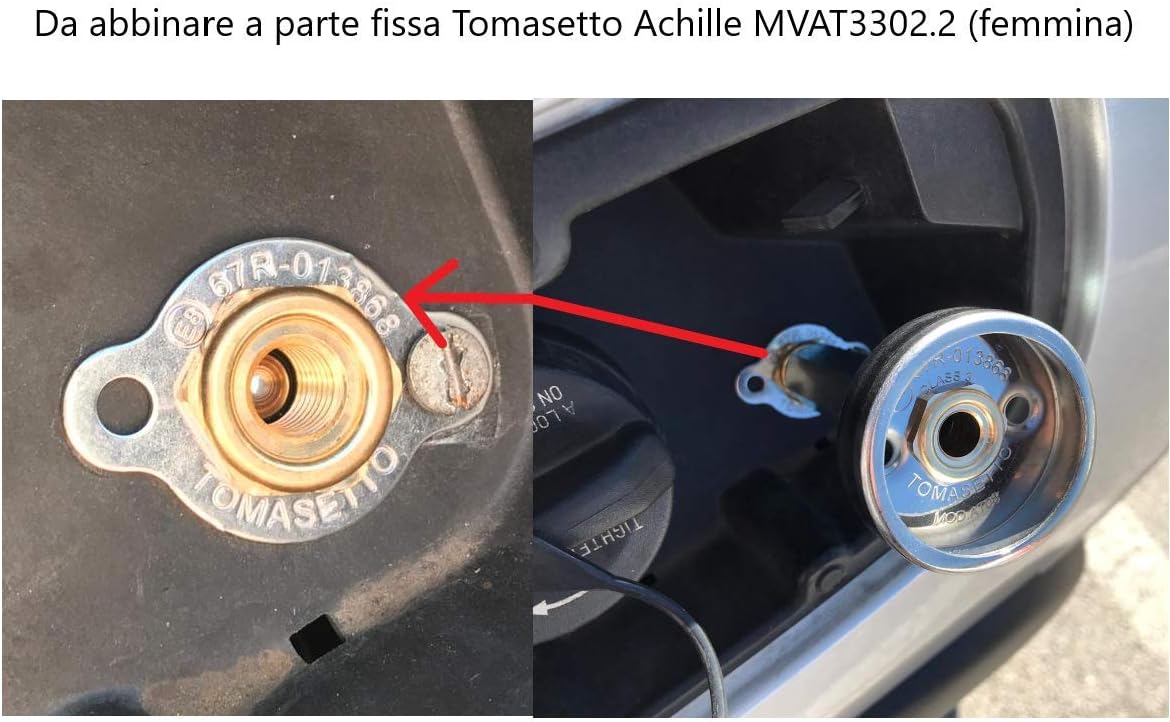 Tomasetto Achille GD-MVAT3302.1 Adaptor Italy (Dish) for AT08 Charge Socket