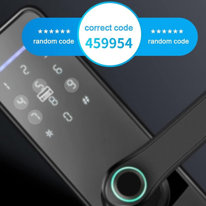 Smart Wifi Electronic Lock, Waterproof Touch Screen Smart Lock, Fingerprint/Password/WIFI/IC Card with Mechanical Key