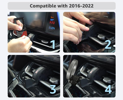 Magnetic Cell Phone Holder for CHR, Compatible with Magsafe for iPhone 15/14/13/12, 2016 2017 2018 2019 2020 2021 2022 SUV Accessories Phone Holder Smartphone Holder Phone Mount Easy to Use