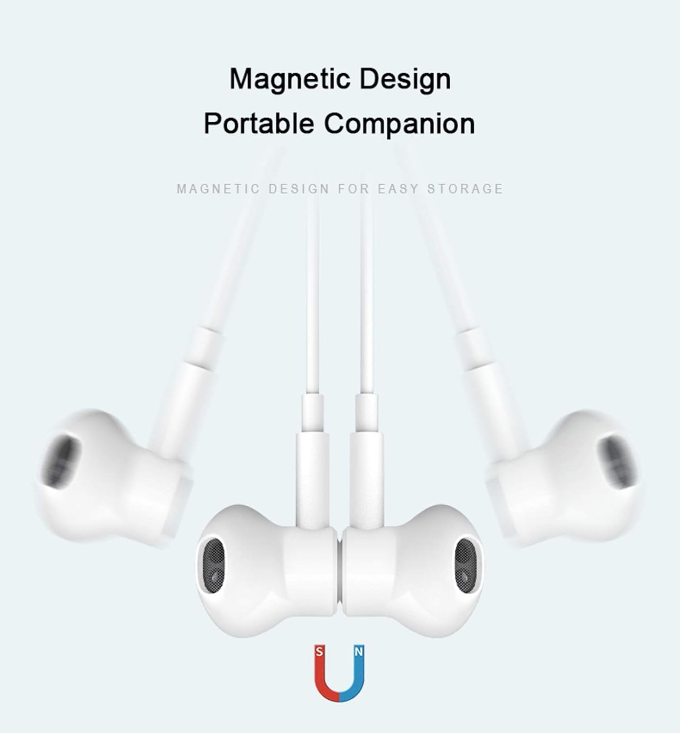 Hi-Res Extra Bass Earbuds Noise Isolating in-Ear Headphones Wired Earbuds with Microphone for iPhone, iPod, iPad, MP3, Huawei, Samsung, Lightweight Earphones with Volume Control 3.5mm Jack Headphones