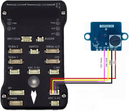 NSDSW Advanced GY US42 I2C Flight Controls Ranging Module for UAVs and Home Automation Applications
