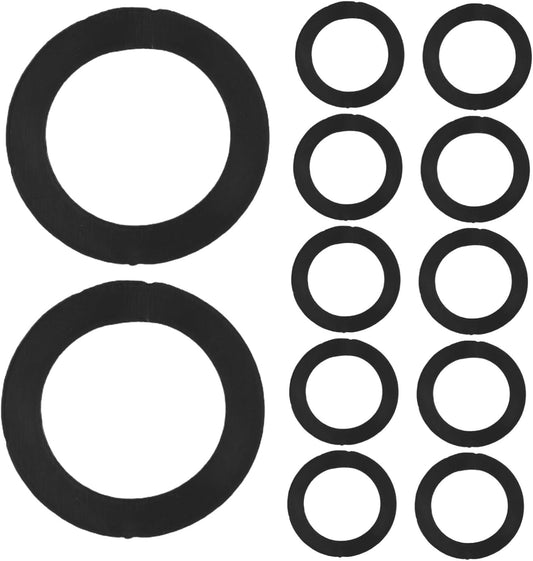 Abaodam 50pcs Weight Lifting Clamps Rubber Washers for Dumbbells and Barbells Secure Fit Strength Training Accessories for Home and Gym Workouts