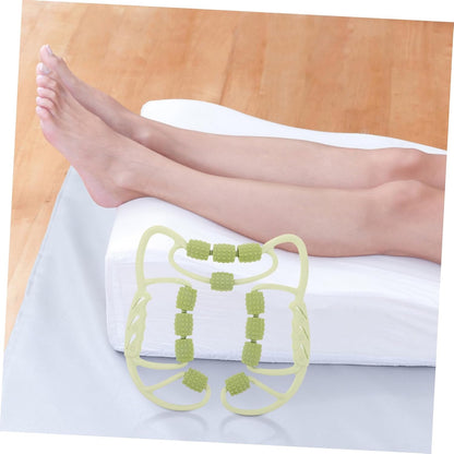 Toyvian Anello di Massaggio Muscolare Accessori Yoga per Donna tappetini per l'allenamento a casa Attrezzature per la burattatura Cinturino Elastico per Le Gambe Tappeto Yoga Spesso Verde