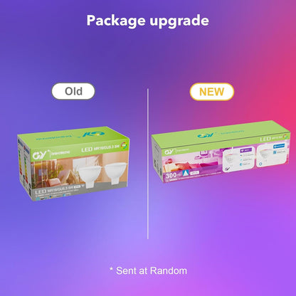 GY Alexa Light Bulb Smart Lamp GU5.3 MR16, 12 V AC/DC WLAN LED Compatible with Google Home 2.4 GHz, 5 W 380 lm, Dimmable Warm White Cool White and Multicoloured Bulb, Control by App, Pack of 6