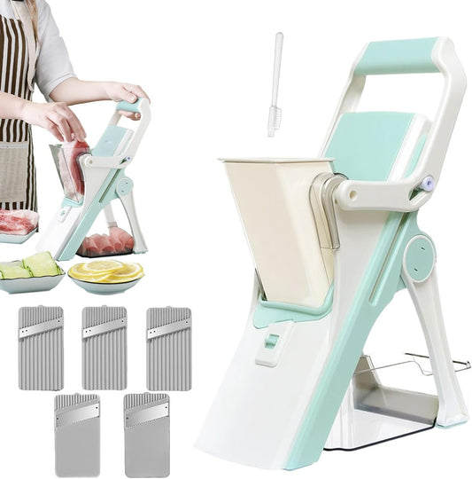 Slicer Vegetable Cutter | Food Cutter Slicer - Portable Kitchen Cooking Tools for Home Cutting Slicing Grating Shredding Vegetable Prep