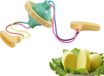 Shaker Per Uova - Uovo Blender Miscelatore Di Tuorlo D'uovo Bianco | Macchina Per Budino Uova Manuale Con Corde Di Trazione, Utensile Da Cucina, Gadget Da Cucina Per Uova Dorate Bollite