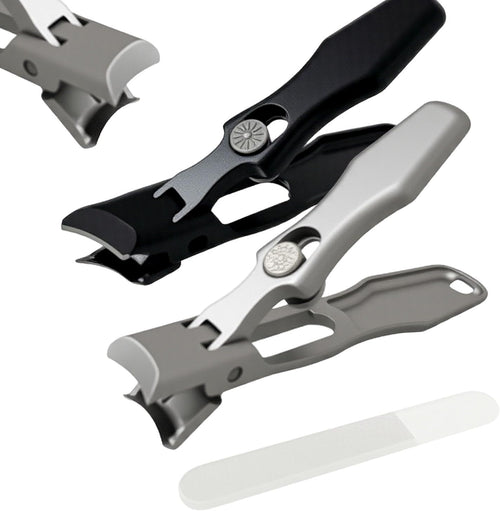 Nail Clippers for Thick Nails,Large Wide Jaw Opening Toe Nail Clippers for Seniors,Stainless Steel Portable Ultra Sharp Nail Clipper,Pedicure,Men & Women Big.2 pack
