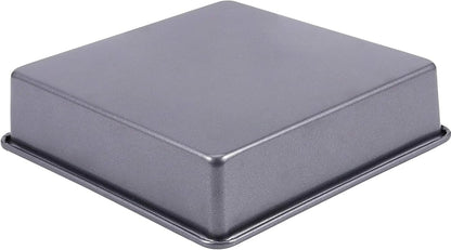 ZOENHOU 6 Set 8 Inch Baking Pan Square Cake Pan, Nonstick Bakeware Brownie Baking Pan, Carbon Steel Toaster Oven Square Sheet Pan