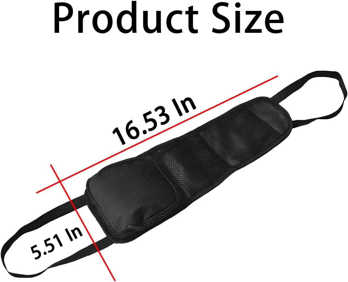 TSUGAMI Car Seat Side Organizer, Auto Seat Storage Hanging Bag, Multifunctional Stuff Holder with Mesh Net Pocket, Hold Phones Wallet Glasses Drink, Interior Accessories for Car, SUV, Truck (2 pcs)