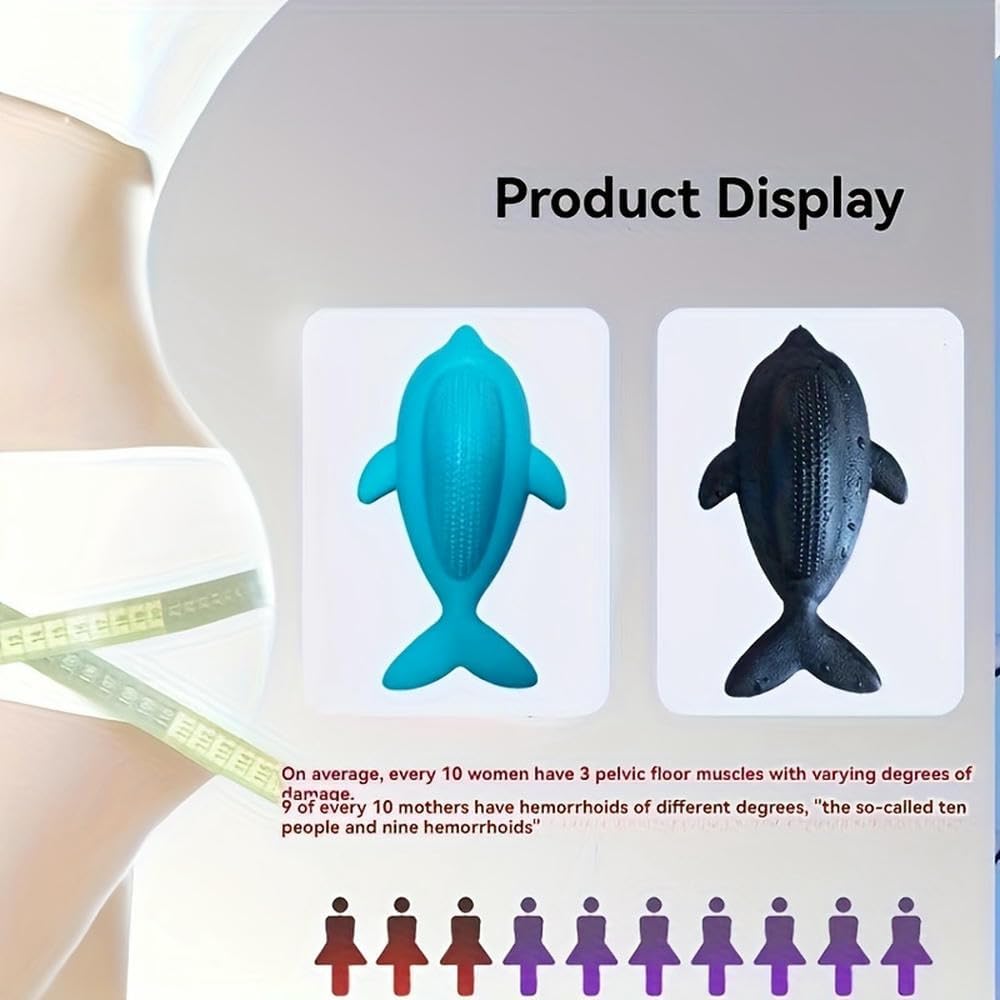 ZBDZSW Versatile Allenatore del Pavimento pelvico in Silicone - PC rafforzamento Muscolare per Uomini e Donne, Recupero Post-Partum tonificazione della Parte Interna della Coscia