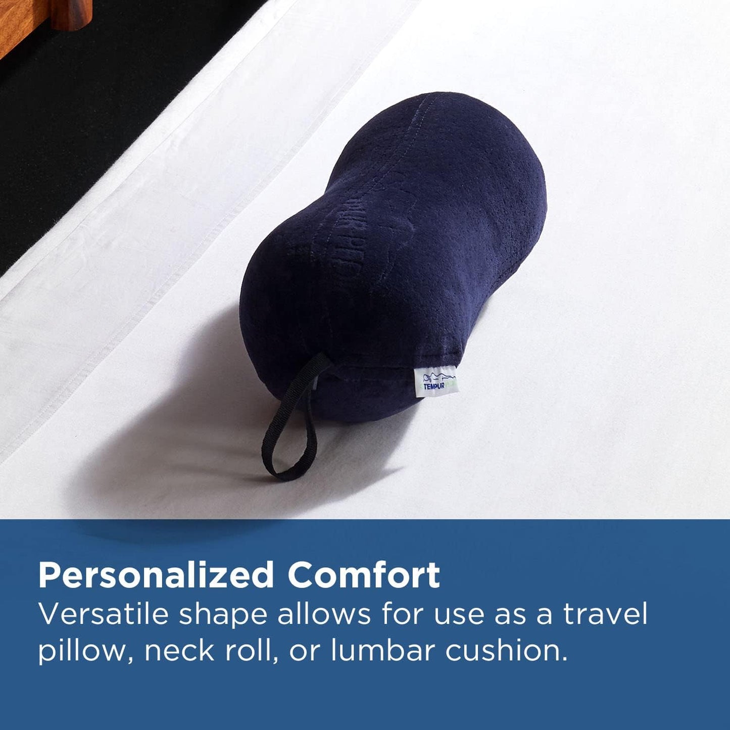 Tempur-Pedic - 15395115 All-Purpose Pillow, Navy, Standard