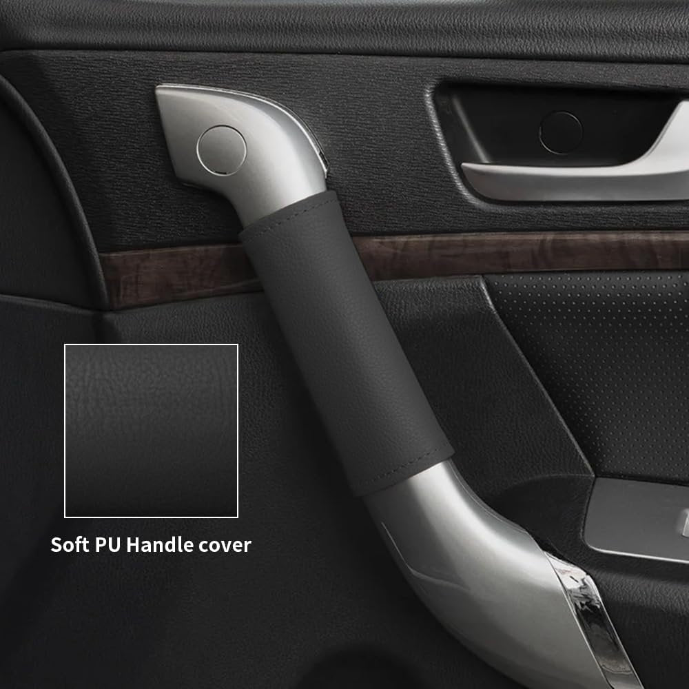 4PCS Car Grab Handle Cover, Universal Car Interior Door Handle Protector Door Pull Handle Protector Car Inner Accessories for SUV Truck