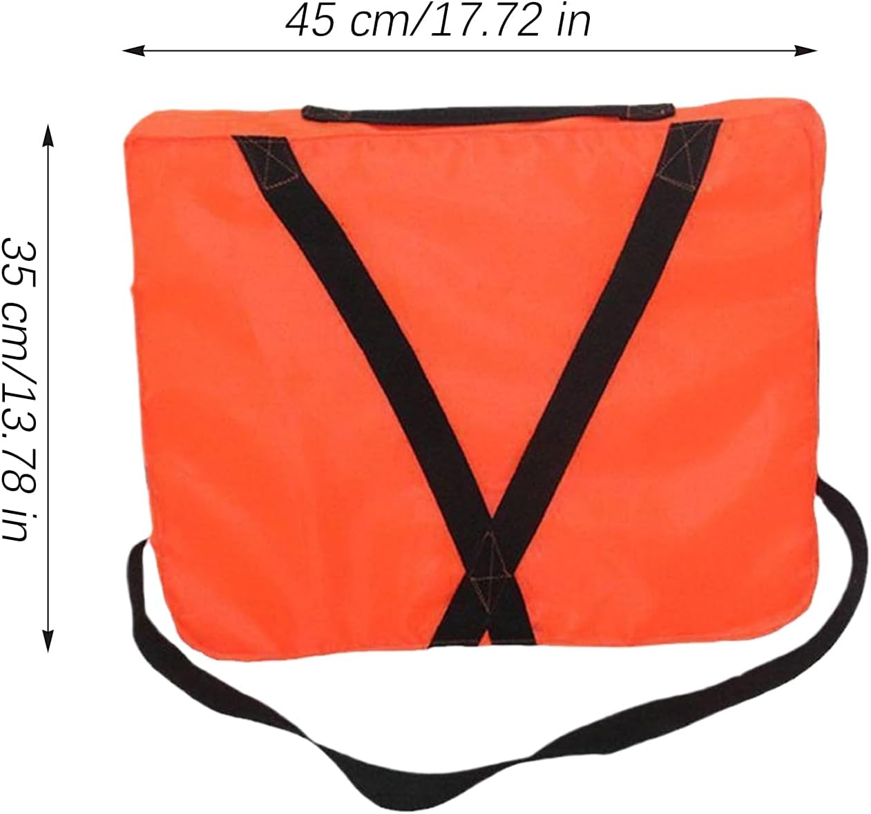 Iouyjiu Boat Flotation Cushion, Throw Flotation Device, Safety Rescue Tool, Durabled Strap Life Preserver Ideal for Kayaks, Canoes, Water Sports, 13.78 x 17.72 x 2.36 Inches