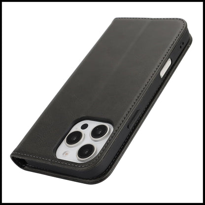 FROLAN for iPhone 16 Pro Wallet Case with Card Holder, Premium PU Leather Credit Slot Flip Folio Book Drop Protection Shockproof Phone Cover for iPhone 16 Pro 6.3 Inch (Black)