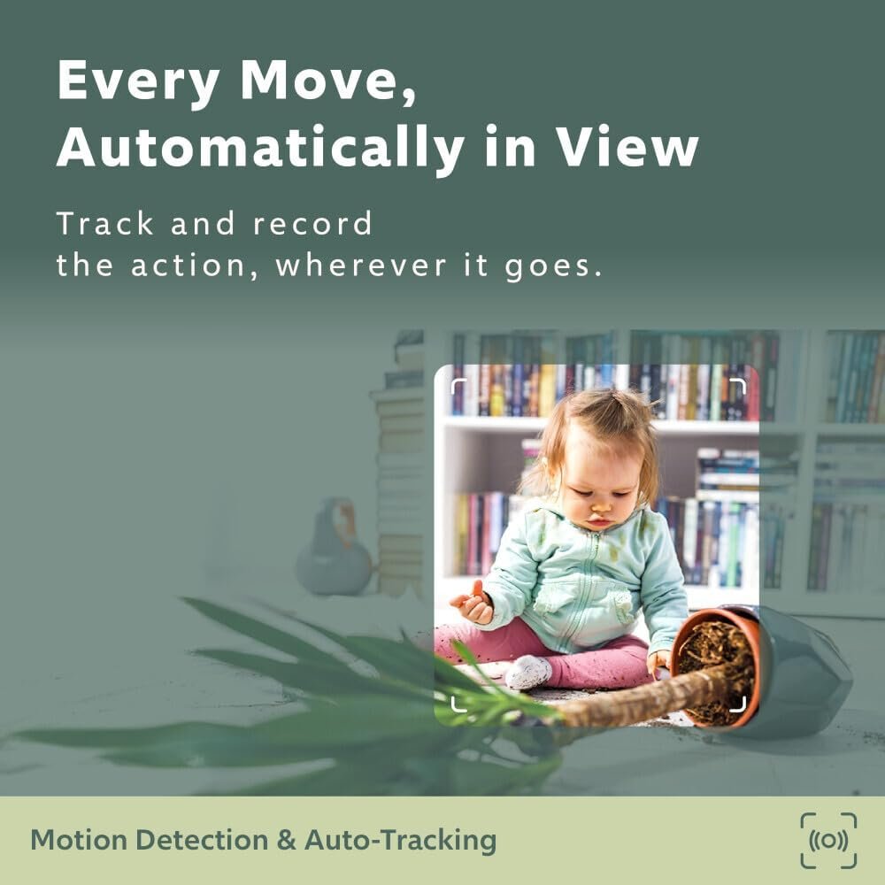 Swann EVO Pan-Tilt Wi-Fi Security Camera -2K HD Night Vision, Motion Detection,Siren,Two-Way Talk, Weatherproof,Free Recordingâ€‹- Keep an Eye on Your Home or Business from Anywhere