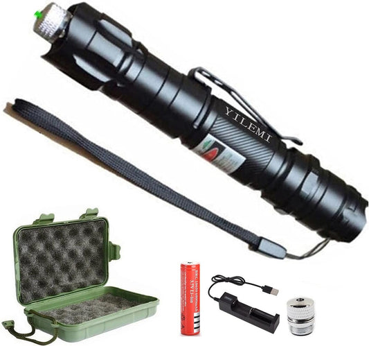 Flashlight with Rechargeable, Long Range Tactical Flashlight for Hunting Camping Hunting Fishing Outdoor Travel