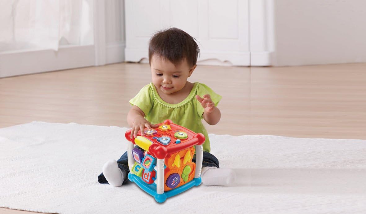 VTech Turn & Learn Cube - Activity Toy -150503 - Red