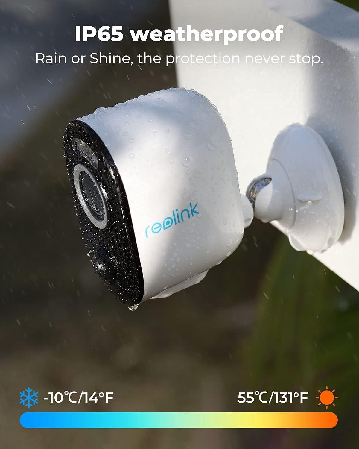 Reolink 5MP 2.4/5GHz Dual Band WiFi Battery Powered Security Camera, Smart Person/Vehicle/Pet Detection, Spotlight Activated by Motion, Argus 3 Pro