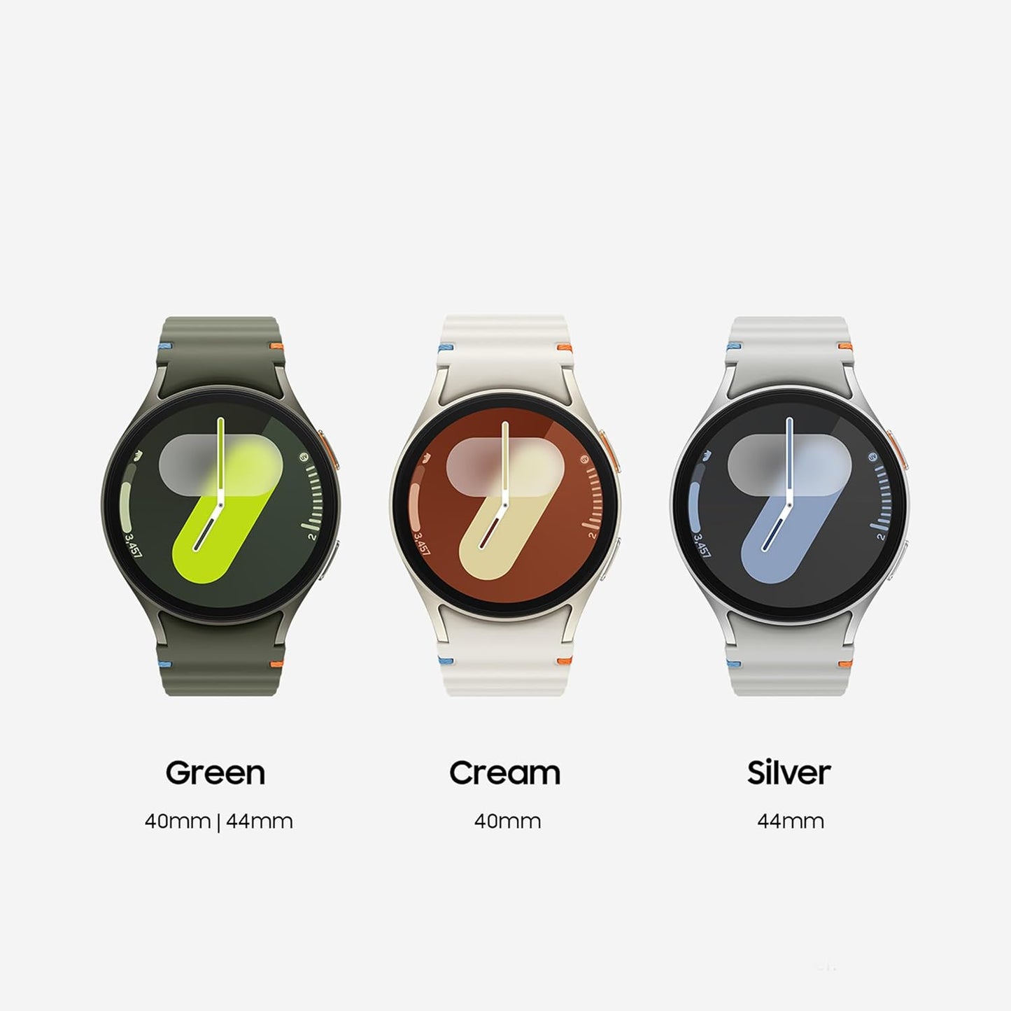Samsung Galaxy Watch7 Smartwatch Galaxy AI Sleep Analysis, Dual Finger Close Control, Long Life Battery, GPS, BT, Aluminium Touch Bezel 44mm Silver [Italian Version]